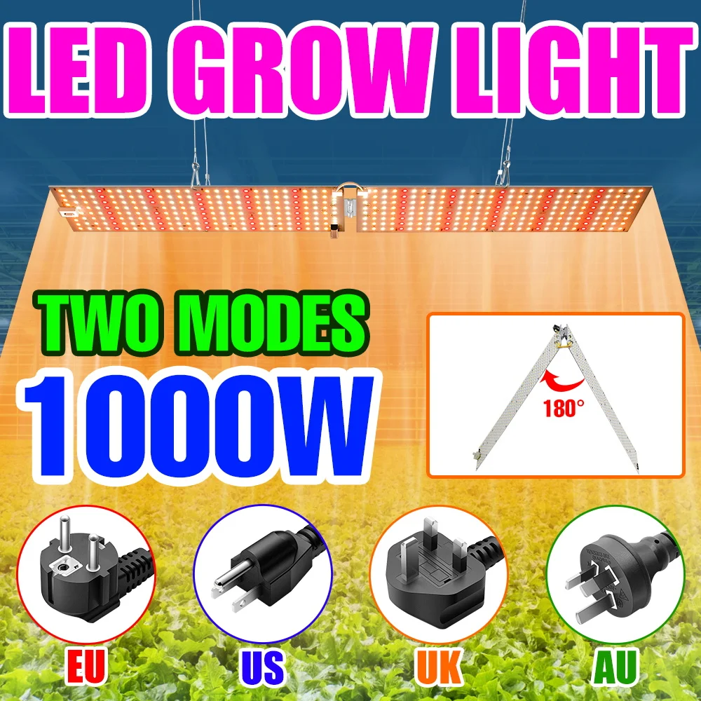 Phytolamp For Plants Bulb 500w 800w Greenhouse Grow Lamp Phyto Light Hydroponics Flower Seeds
