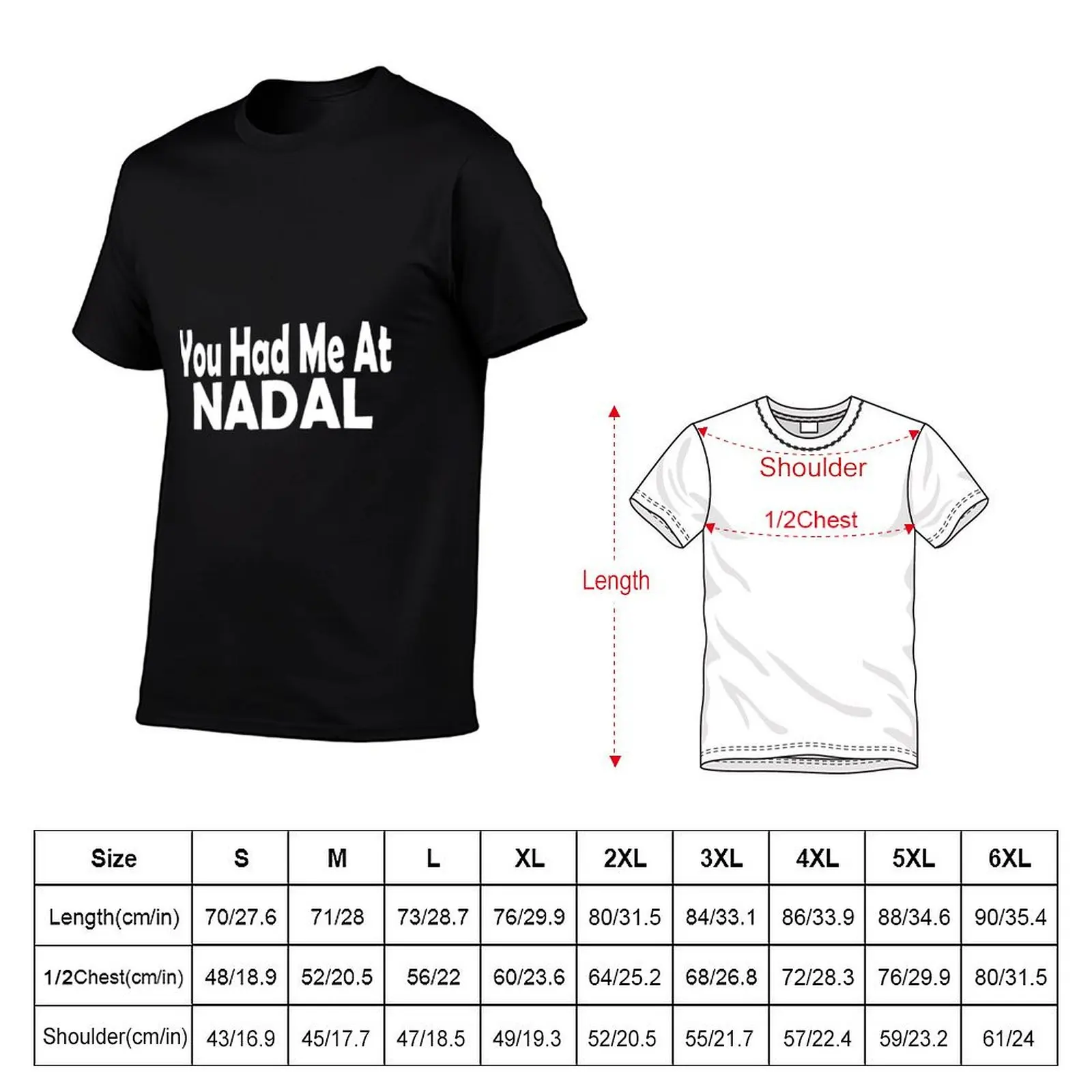 Футболка You Had Me at Nadal быстросохнущая винтажная футболка в стиле аниме для мужчин