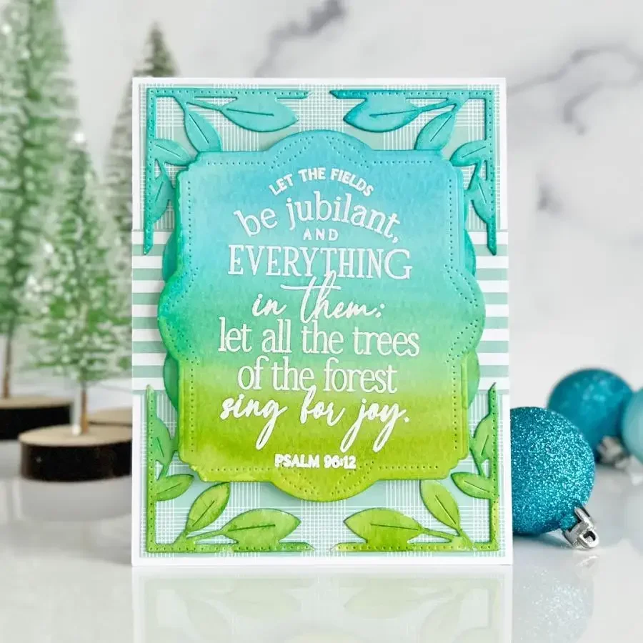 Сделай Сам бумажные карты в цветах: Холли штамп Papertreyink металлические Вырубные