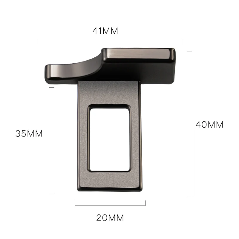 Зажим для автомобильной безопасности со скрытым сидением стопор отключения