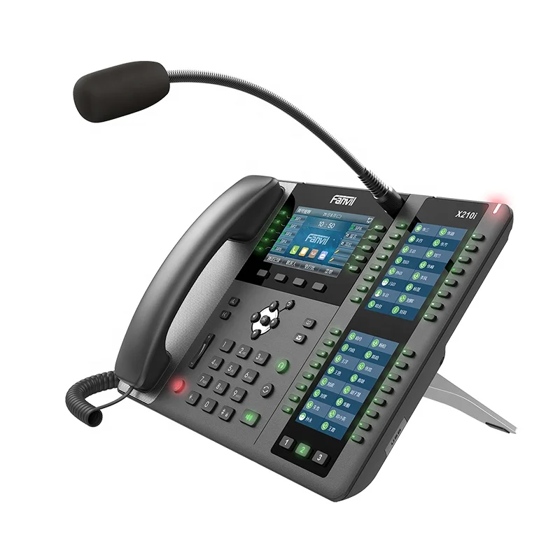 Fanvil X210i высококлассный корпоративный IP-телефон 20 SIP-линий POE поддерживает высокое