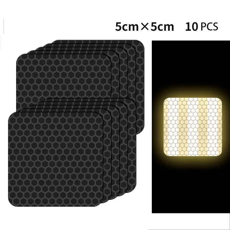 

наклейки для автомобиля наклейки на автомобиль Черные Светоотражающие Полоски, наклейка, защитная отметка, предупреждающая лента, наклейка против царапин для велосипеда, автомобиля, мотоцикла, автомобиля