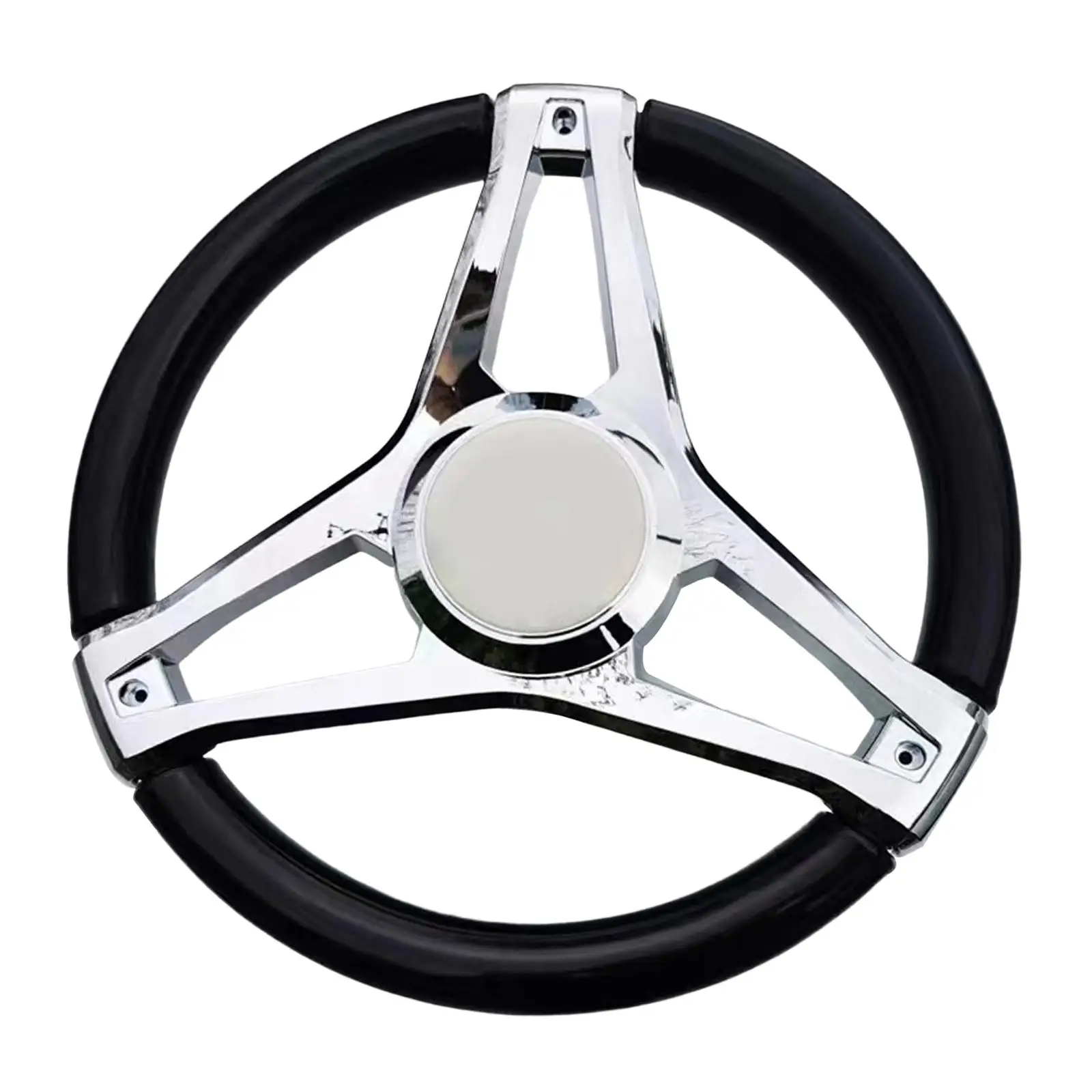 

Steering Wheel Waterborne Vehicles Durable 350mm for Pontoon Boat Yacht