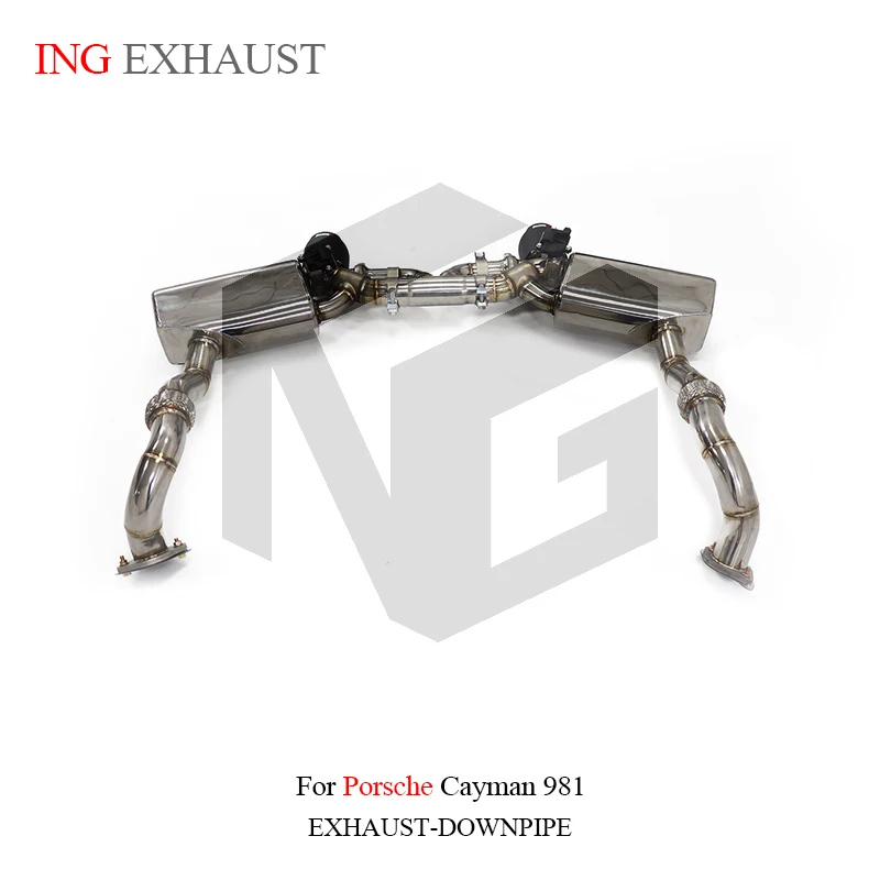 Глушитель ING Catback из нержавеющей стали для Porsche CAYMAN 981 л Up gt4 выбранный вакуумный