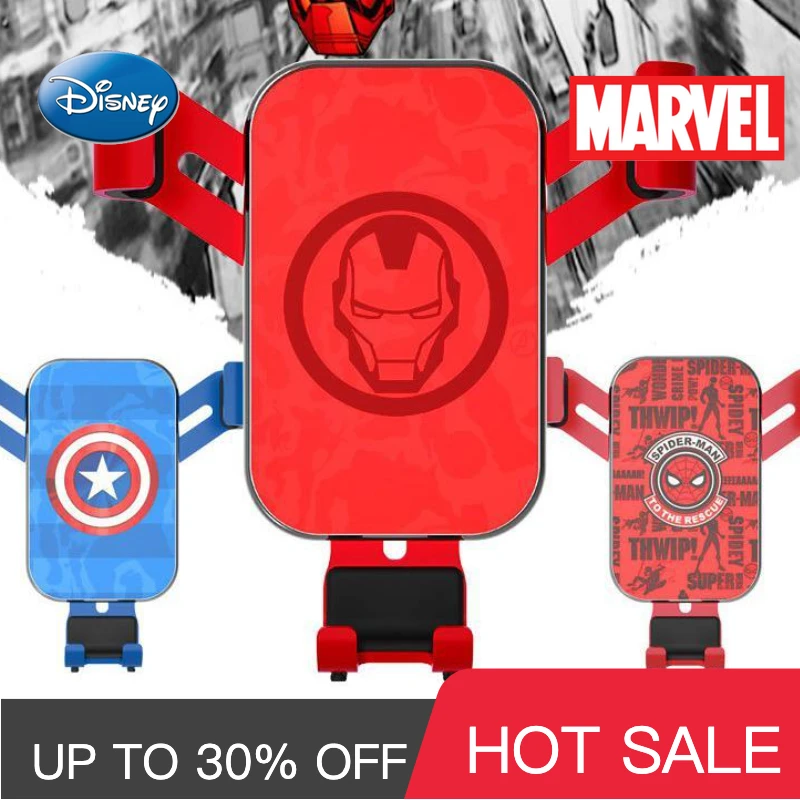 

Автомобильный держатель для телефона Disney, автомобильная навигация с выходом воздуха, креативное индивидуальное украшение для автомобиля, автомобильный держатель с Марвел, держатель для телефона