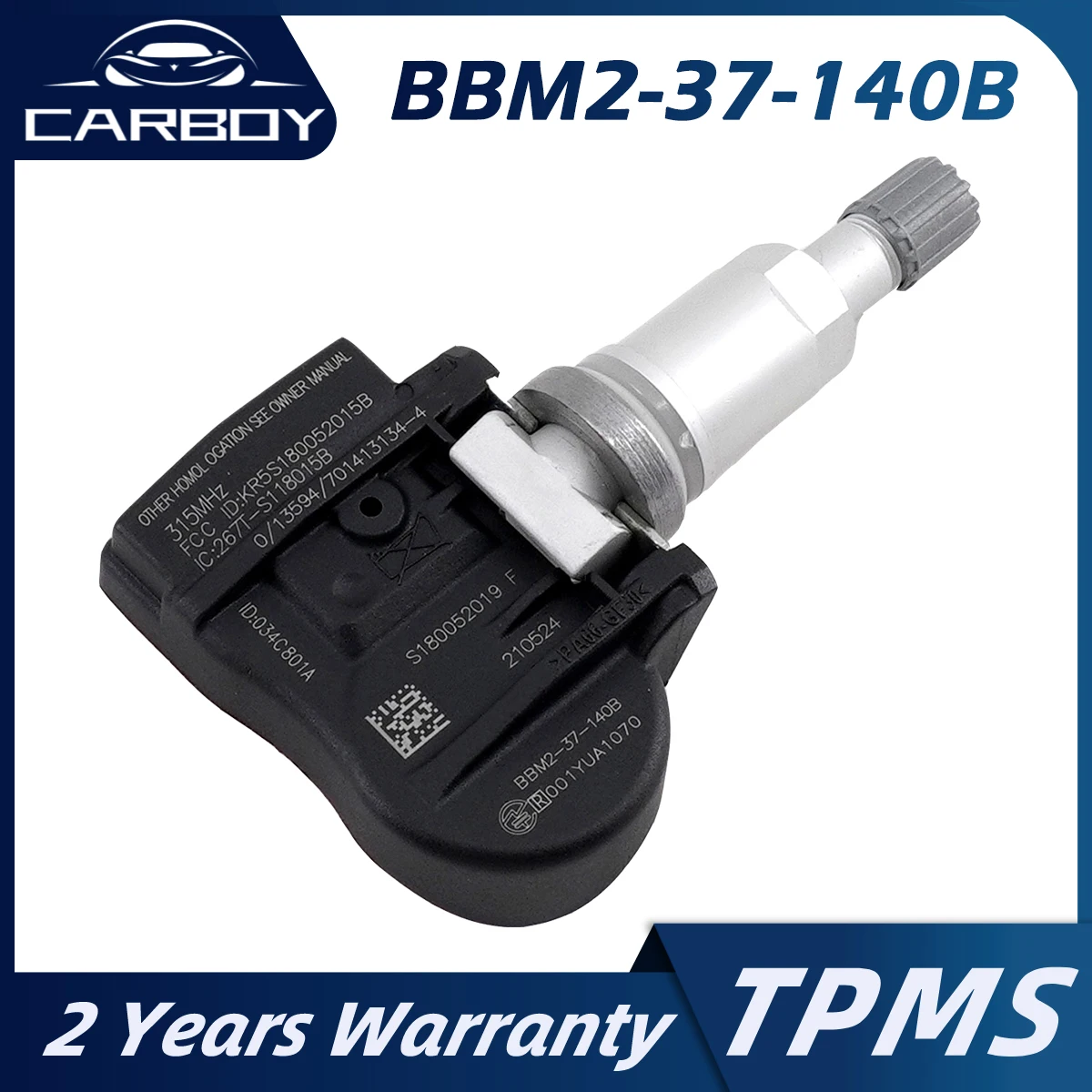 

BBM2-37-140B TPMS Sensor For Mazda 2 3 5 6 CX-5 CX-7 CX-9 RX-8 MX-5 Miata 315MHz Tyre Pressure Monitor Sensor FE01-37-140