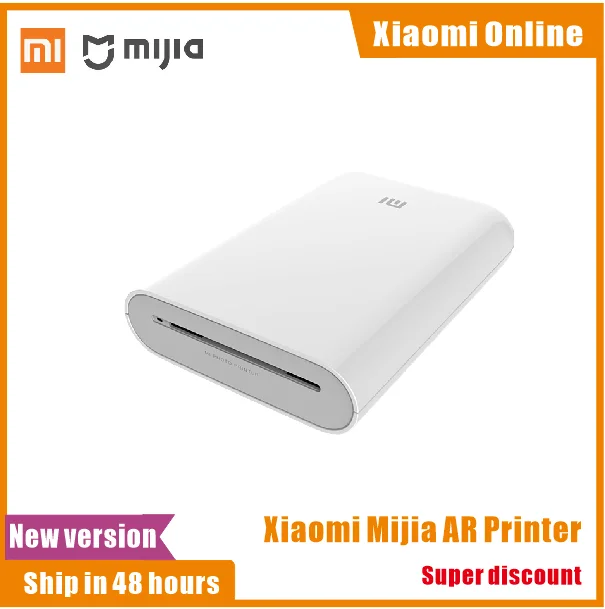 

Xiaomi AR Printer 300dpi Portable Photo Mini Pocket With DIY Share 500mAh picture printer pocket printer With Print Paper Mijia