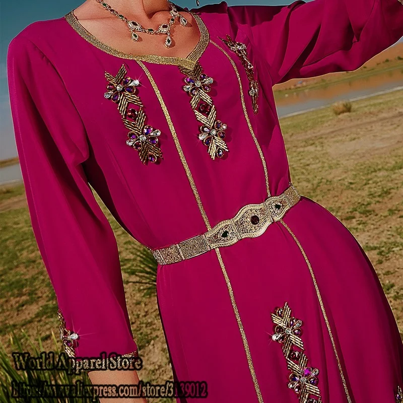 Ramadan Eid Abaya Dubai Turkey Islam Muslim Long Evening Dress Abayas For Women Robe Femme Musulmane Caftan Marocain De Soiree