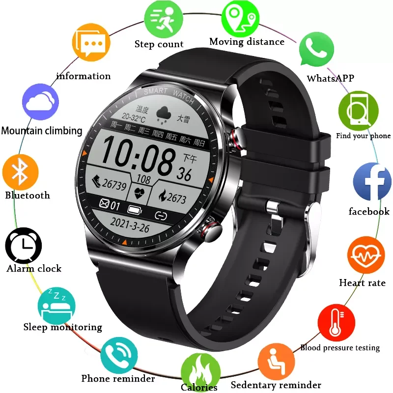 

2021 New Smart Watch Men women Heart Rate Blood Pressure Sleep Monitor 1.39 Touch Screen Music Bluetooth Call Sports Smartwatch