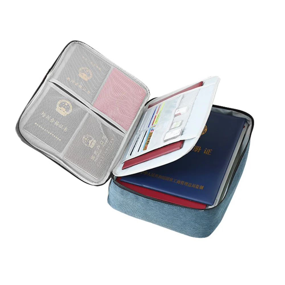 

Многослойная Сумка для хранения документов, вместительная сумка для документов, паспорта, документов, сертификатов, органайзер для документов, дорожная сумка для хранения паспорта