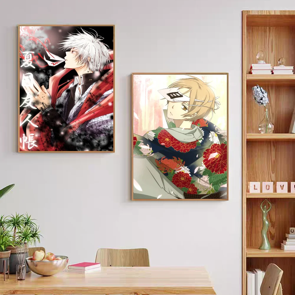 Natsume Yuujinchou Classic Vintage Posters Room Bar Cafe Decor Stickers Wall Painting