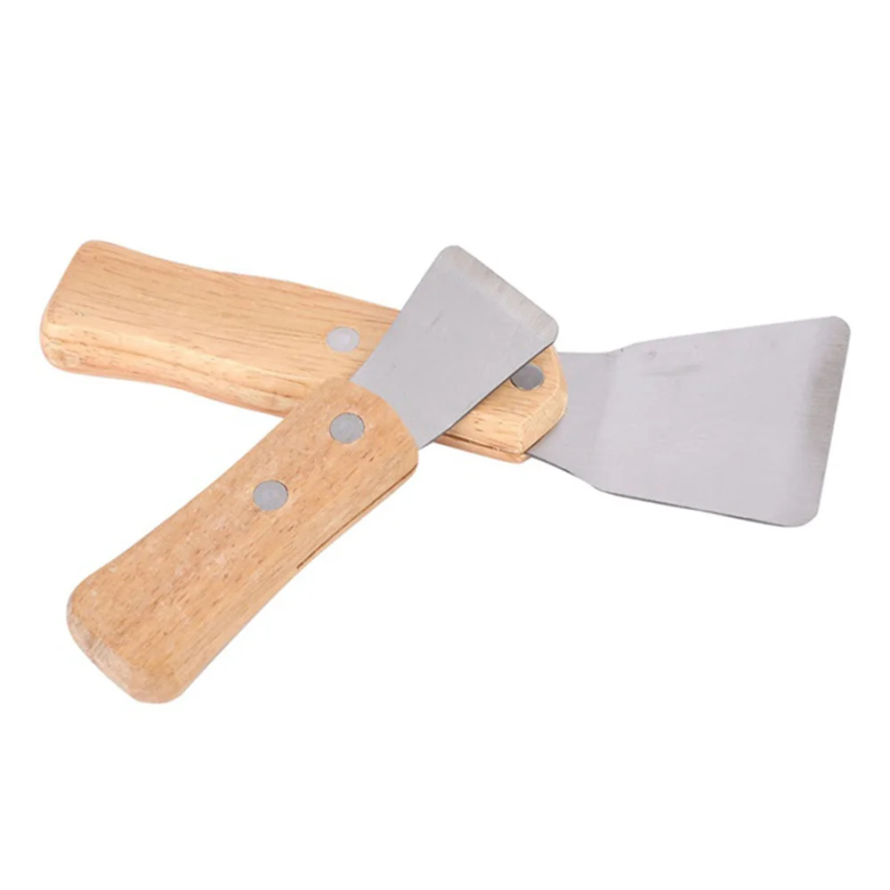 1 szt. Łopatka do montażu sufitowego z drewnianą rączką Rozciągliwa folia sufitowa Akcesoria spawania Harpun duża