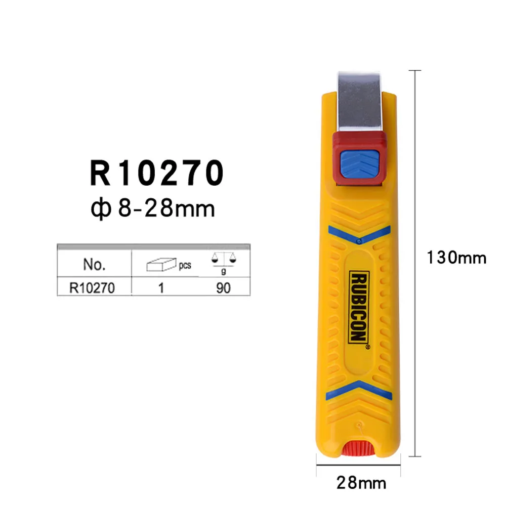 RUBICON Cable Wire Stripping Knife Electrician's Knife Straight and Curved Stripping Peeling Knife R10160 R10270 R10281 R10280