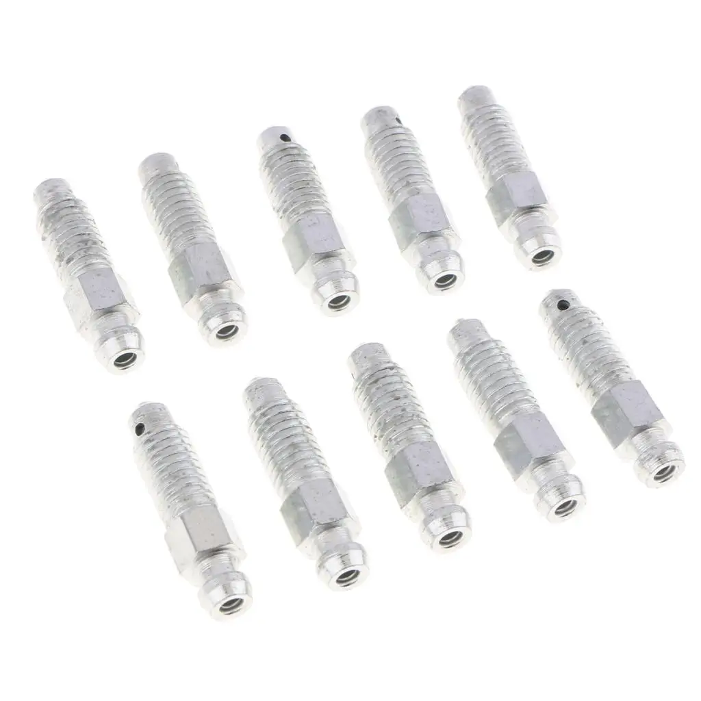 

10 Pieces M8* Car Front Rear Brake Caliper Bleeder Screws