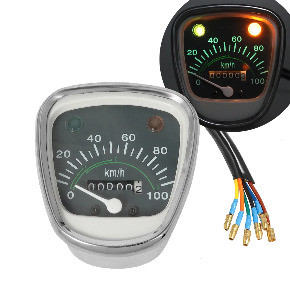 

For Honda Passport Cub C50 C70 C90 C70K1-D3 C70MK3 Deluxe 50 Universal Gauges Retro Speedometer Tachometer Odometer Instrument