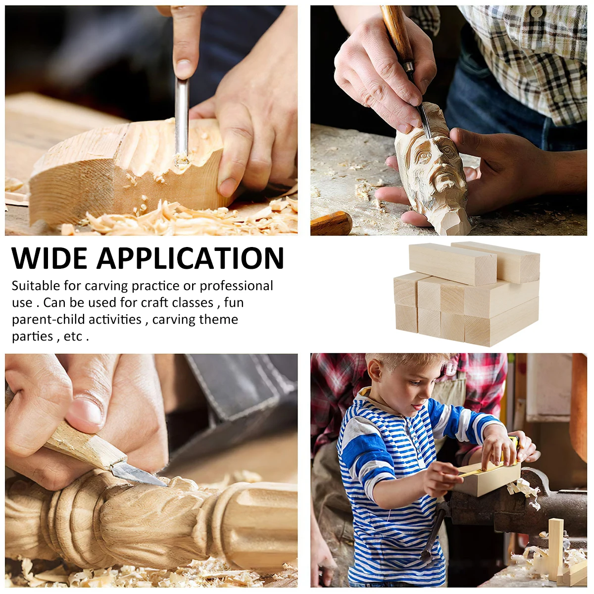 10pac искусственная липа набор для вырезания заготовки начинающих необработанная