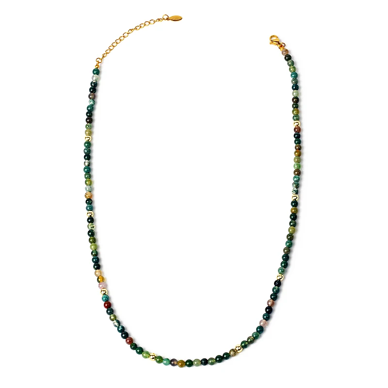 

Nature Stone Seed Beads Strand Choker Necklace Women Men Fashion String Collar Charm Handmade Bohemia Collier Femme Jewelry Gift