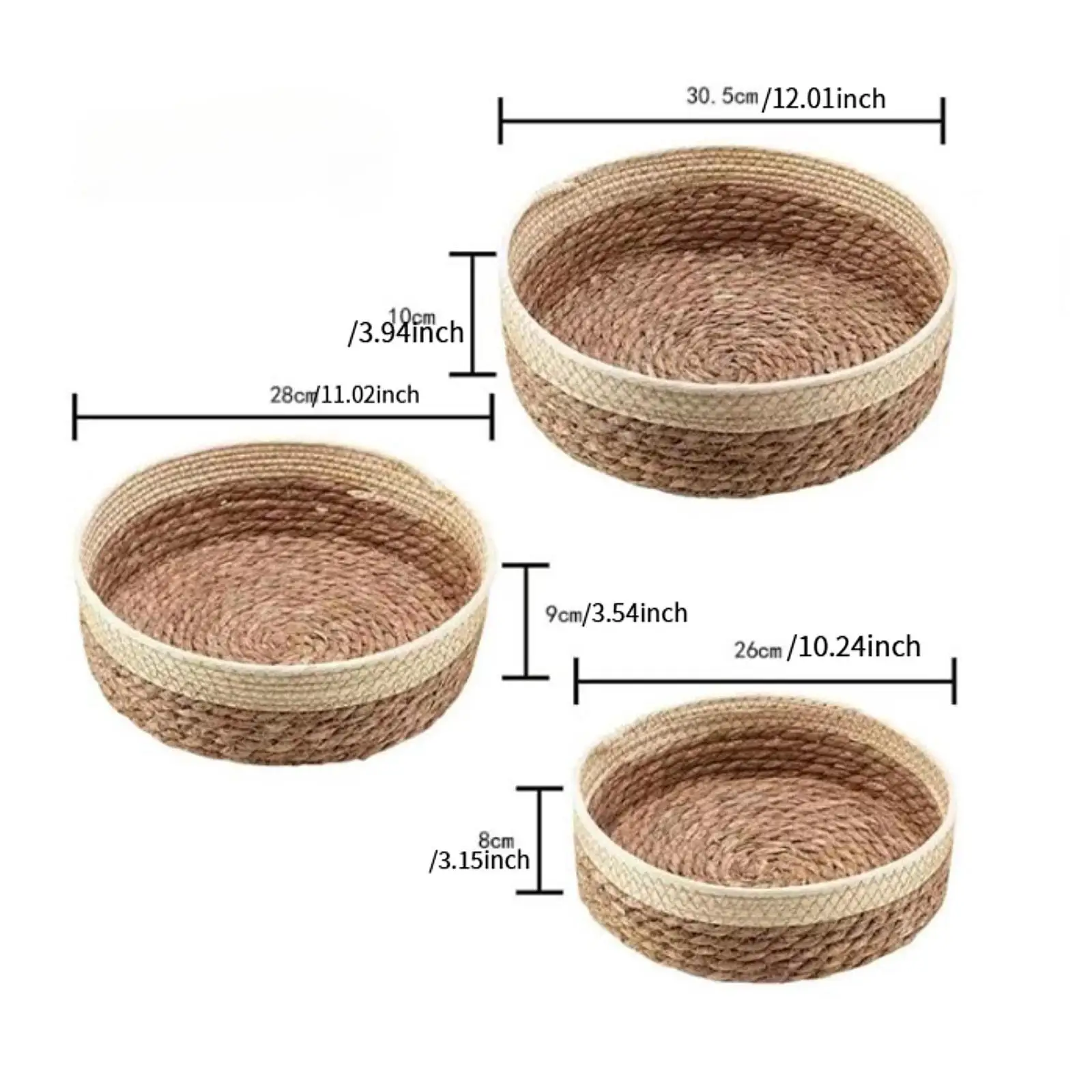 Тканая корзина с фруктами для пикника поднос еды подарки на день рождения