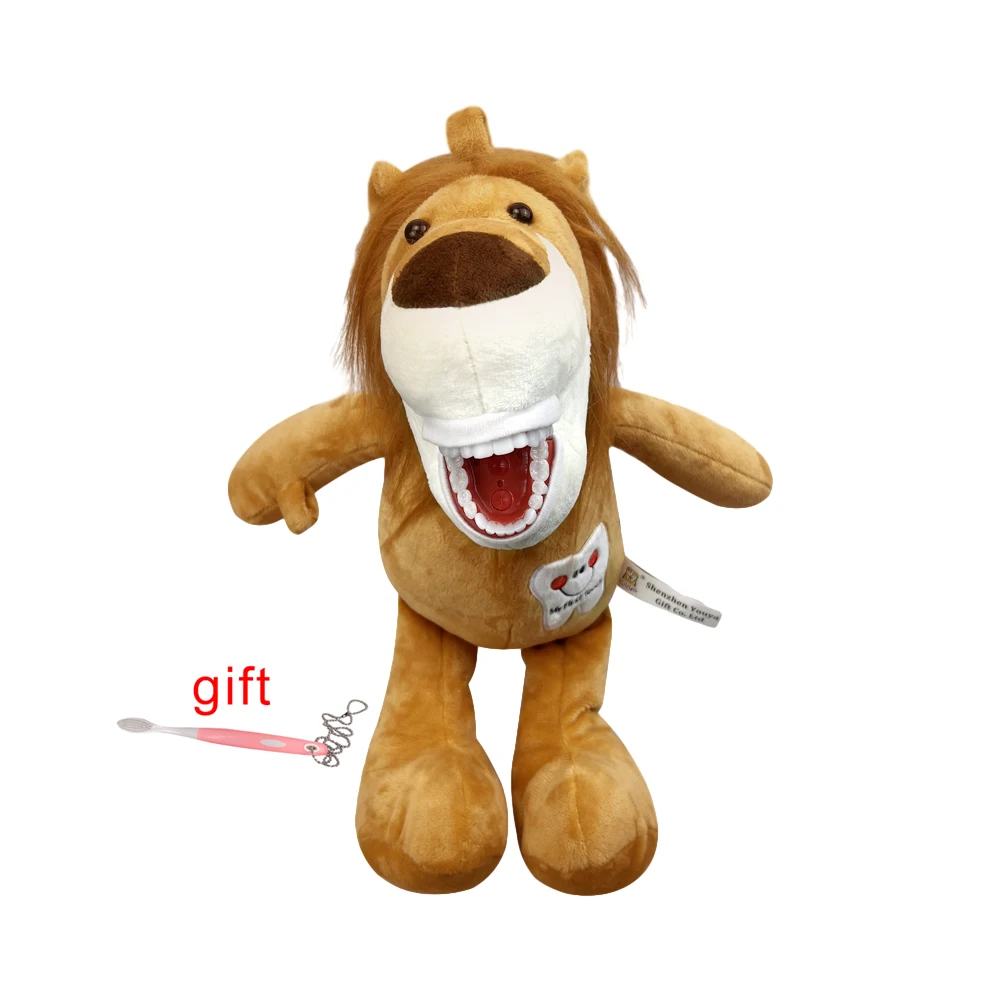 Стоматологические плюшевые игрушки для чистки зубов