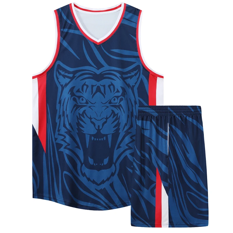 

Костюм спортивный мужской из майки и шортов, с принтом