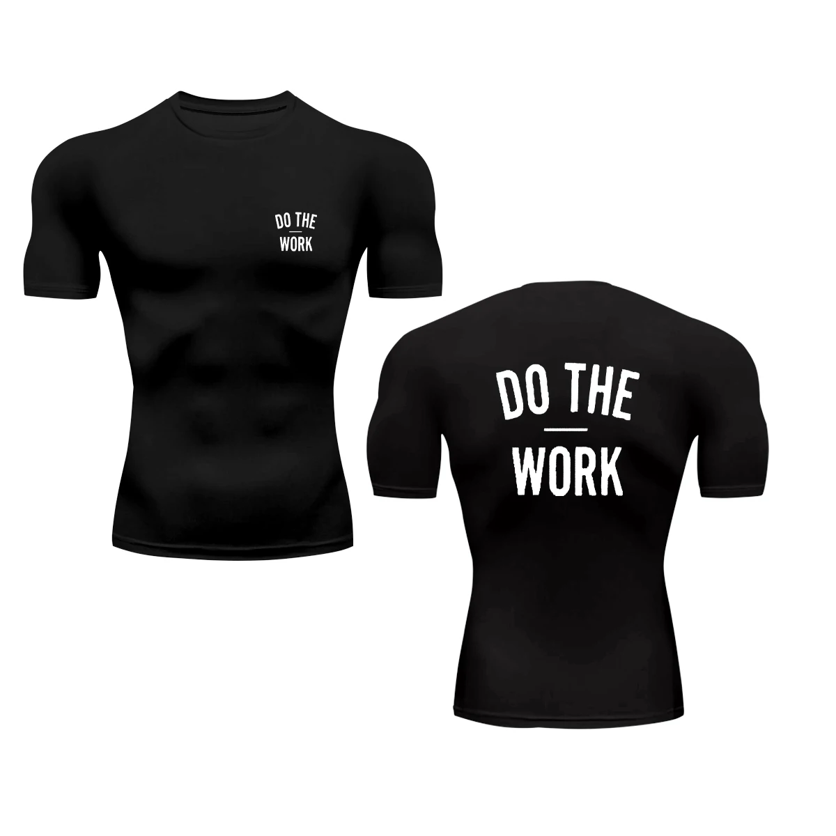 

Мужская короткая футболка для бега, компрессионная футболка, спортивный топ для тренажерного зала, быстросохнущая дышащая Черная Спортивная одежда для фитнеса, одежда для бодибилдинга