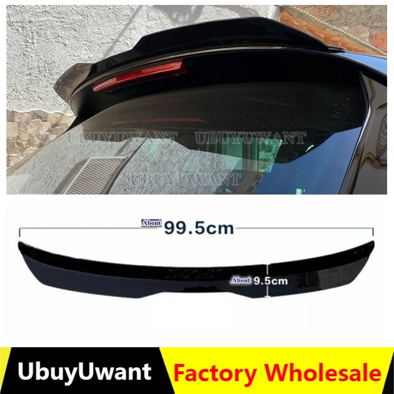 

Задний спойлер на крышу багажника губа хвост крыло из АБС-пластика глянцевый черный анти УФ универсальный для автомобиля