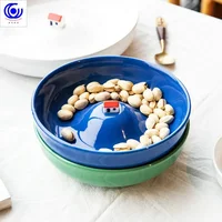 тарелка с домиком