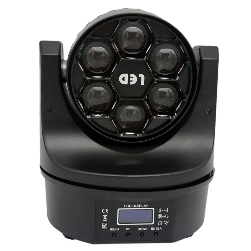 

6X15w RGBW 4IN1 Led Bee Eyes Beam Moving Head Light DMX Stage Light dimmer 11/14 channels