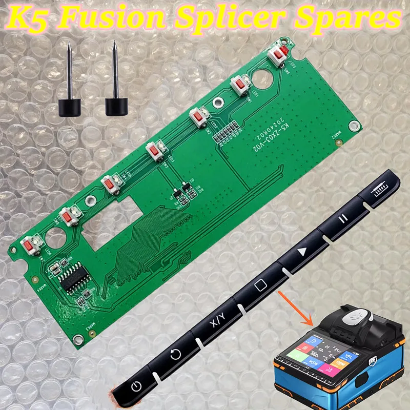 Фото Ftth K5 Сварочный аппарат, запасные части, электрод для K5 Splicer, клавиатура и кнопка Kaypad для оборудования для сращивания оптического волокна K5 №1