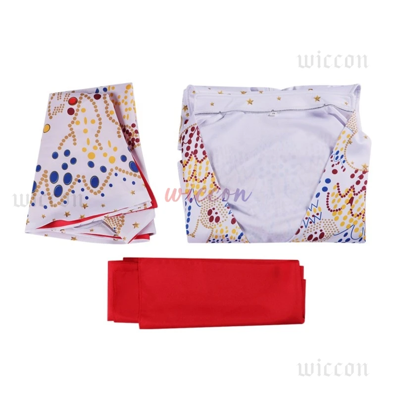 Костюм Элвиса для косплея аниме Presleley Rocker униформа выступлений парик очки