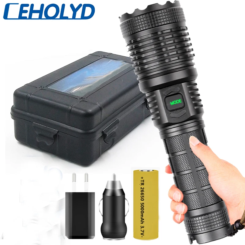

z30 4-core XHP70.2 Powerful Led Flashlight USB Rechargeable Power Bank Battery Flash Light Torch Aluminum Zoomable Waterproof
