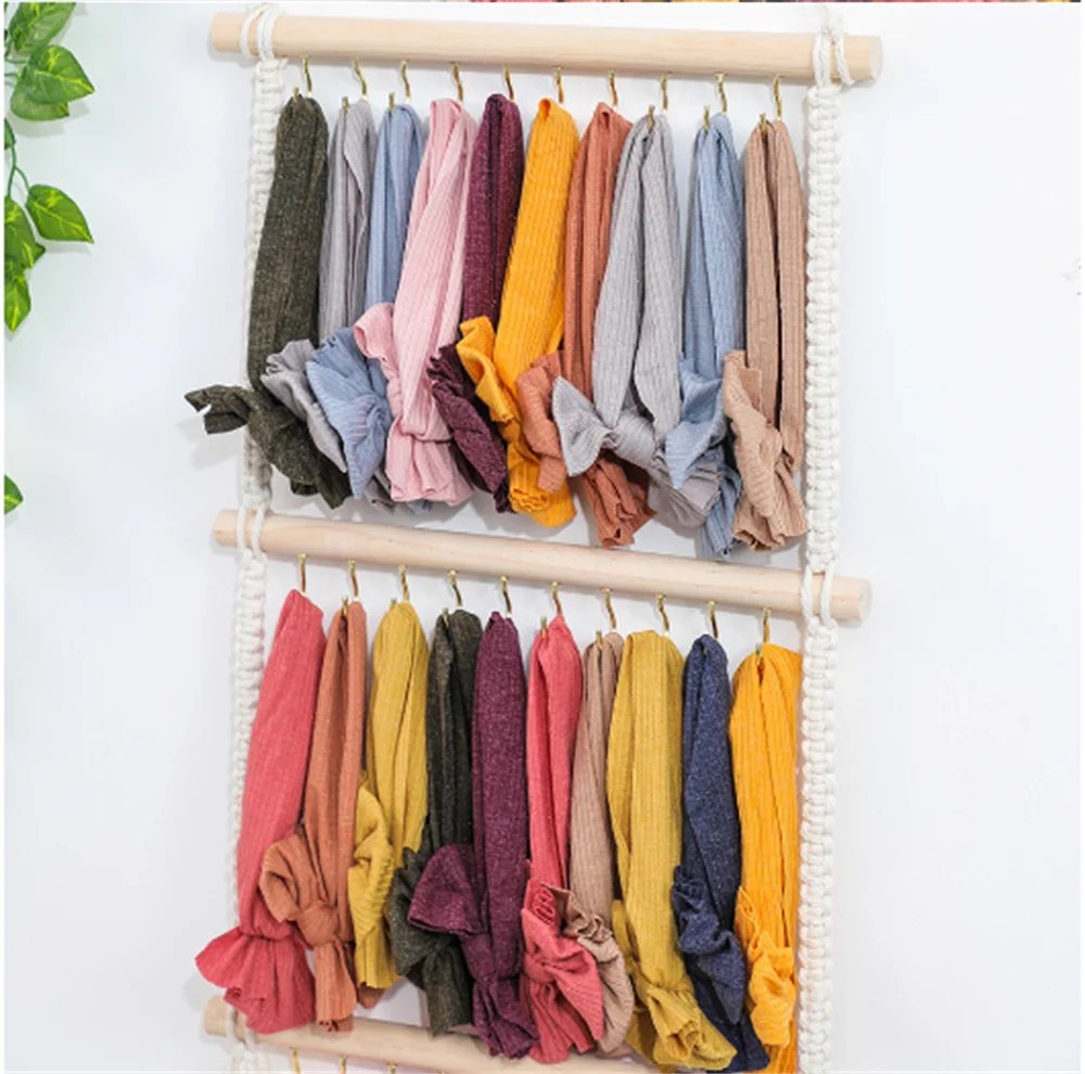 Headband Holder Hair Bows Organizer for Girls Baby Headbands Hair Accessories Organizer Storage Wall Hanging Decoration