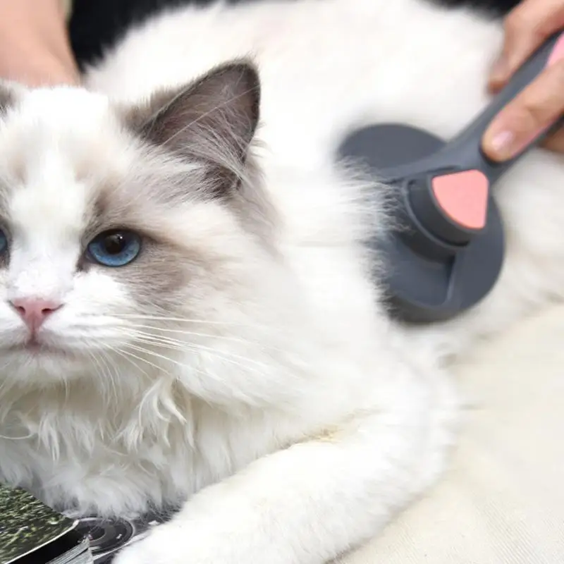 Щетка для груминга домашних животных расческа из нержавеющей стали собак