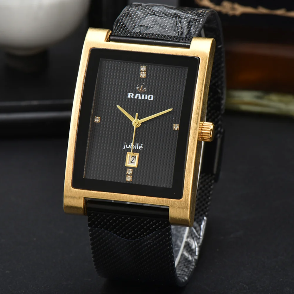 

2023 Rado Classic Style Original Watches for Mens Full Stainless Steel Automatic Date Watch Quality Sports Waterproof AAA Clocks