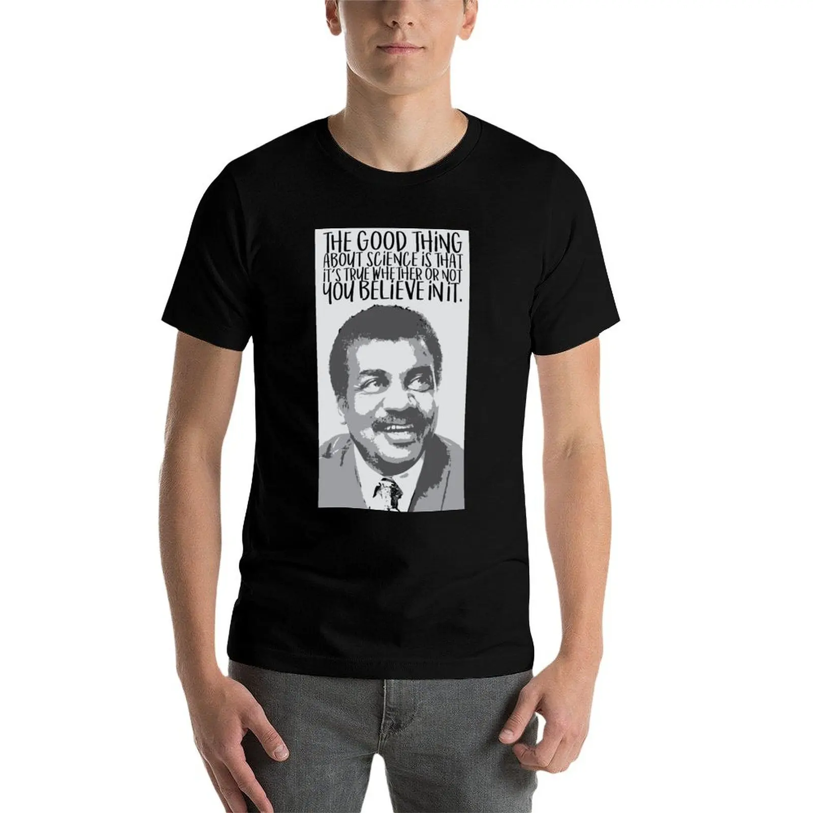 Футболка Neil deGrasse Tyson Quote футболки с рисунком толстовки мужские