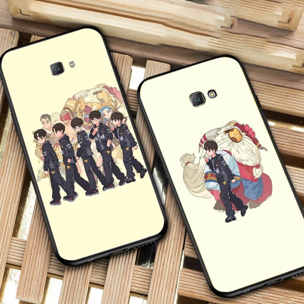 T1 Team L-Lols Lck Faker Phone Case For Samsung J 7 Plus 7core J7 Neo J6 Prime J4 J5 Mobile Cover