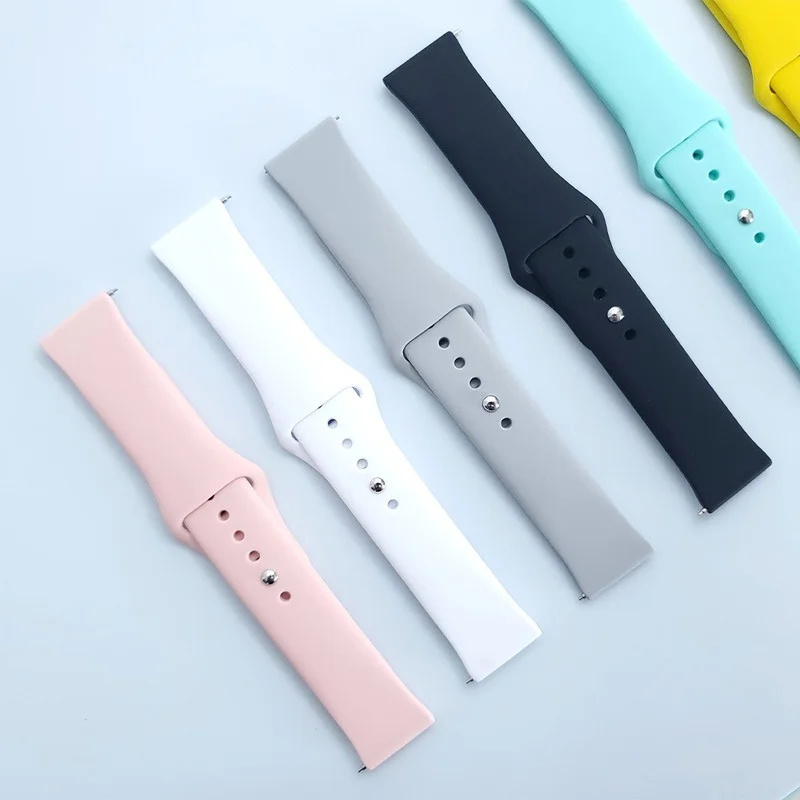 Фото Спортивный силиконовый ремешок для умных часов Amazfit Helio, аксессуары, браслет, ремешок для часов Amazfit Helio 22 мм №5
