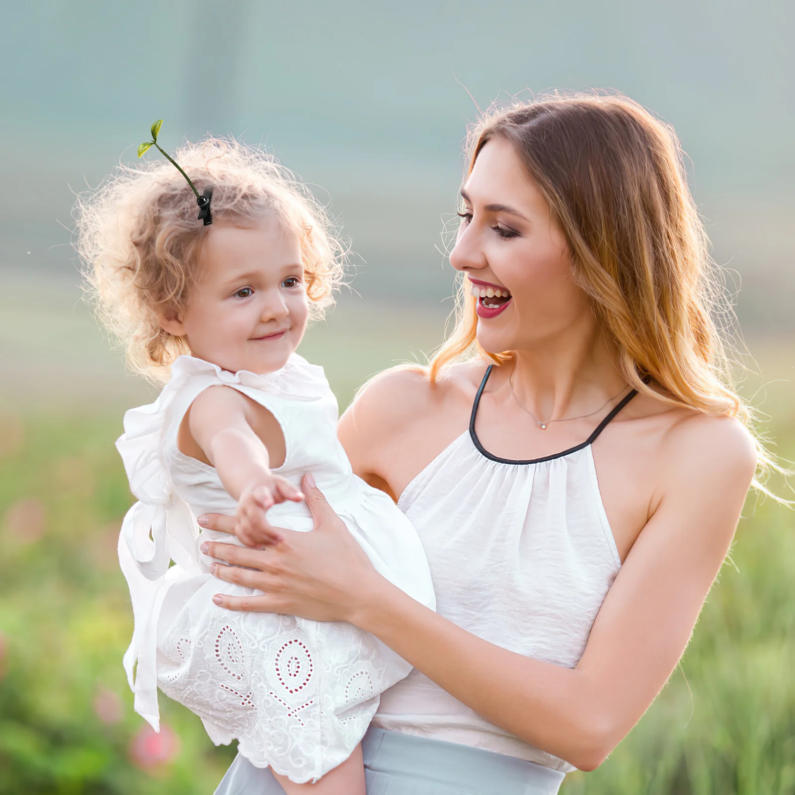 Аксессуары для шпилек зажимы волос с ростками фасоли женщин милые забавные