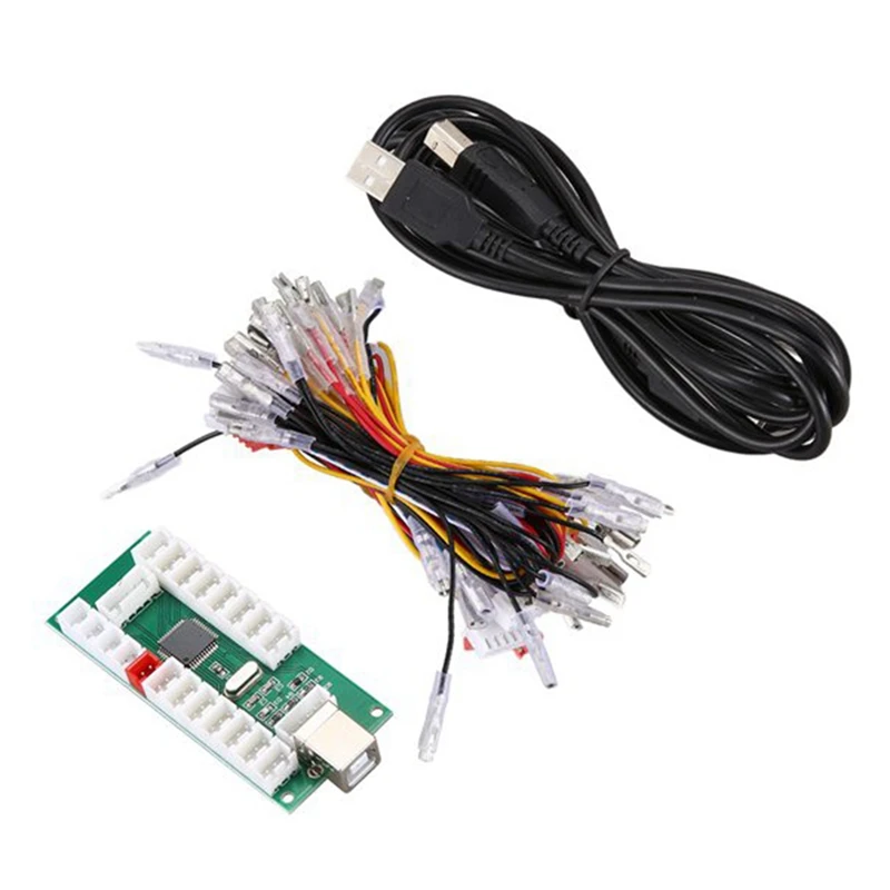 

USB энкодер, панель управления джойстиком, «сделай сам», аркадный джойстик, микросхема для ПК/Android/PS3, комплект аркадных игр