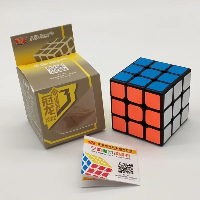

YJ GuanLong 3x3x3 Magic Cube Classic SpeedCube Professional Cube Neo Cubo Magico Puzzle Toy For Children Educational Gift