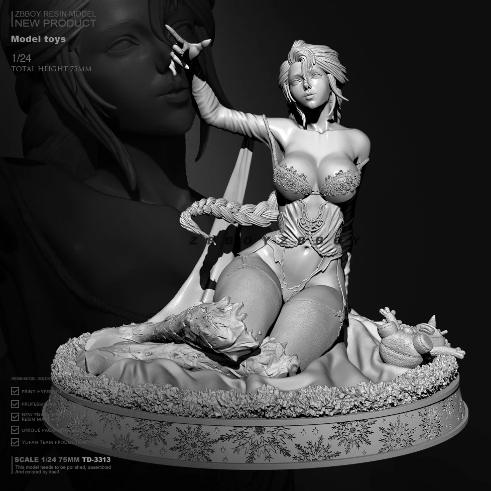 

1/24 Resin model kits figure beauty colorless and self-assembled TD-3313 （special offer）