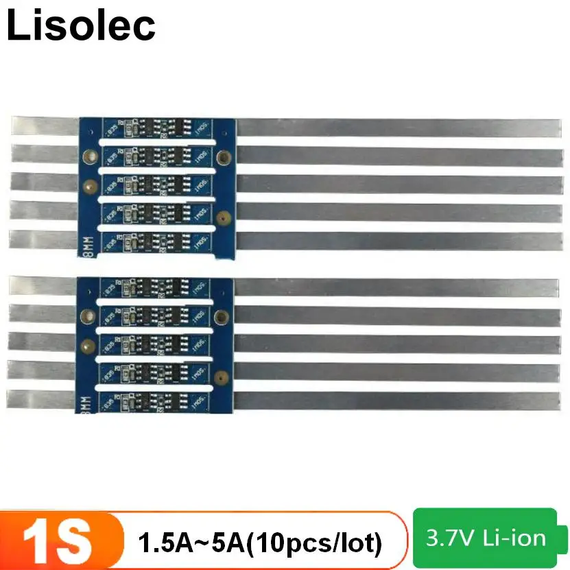 1S 18650 21700 BMS 1.5A 2A 3A 3.5A 5A Charge Discharge Protection Board 3.7V Li-ion Lipo Lithium Battery Charge Plates 10pcs/lot