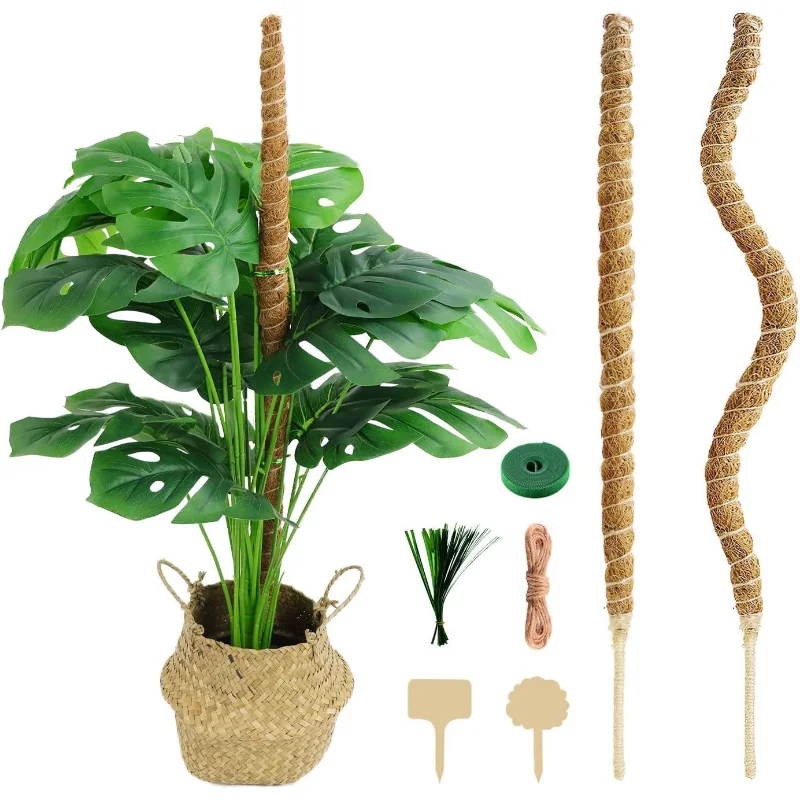 

Bendable Moss Pole Plant Climbing Pole Coir Moss Stick Palm Vines Stick Plant Support Extension Climbing Indoor Plants Creepers