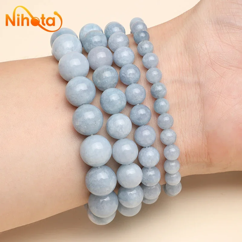 Браслеты из халцедона 4/6/8/10/12 мм