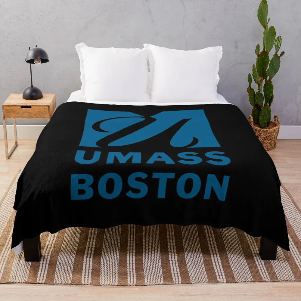 

umass boston Throw Blanket Kawaii Blanket Blanket For Decorative Sofa