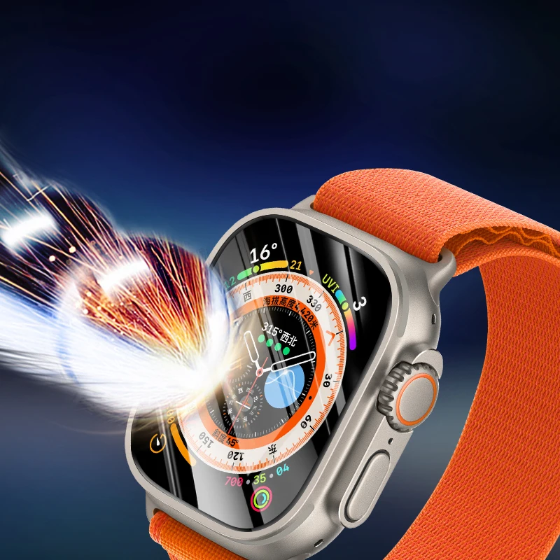 For Apple Watch Ultra 49MM Screen Protector Not Glass Protective For Apple Watch Series 8/7/6/5/4/SE Iwatch 45MM 40MM 41MM 44mm