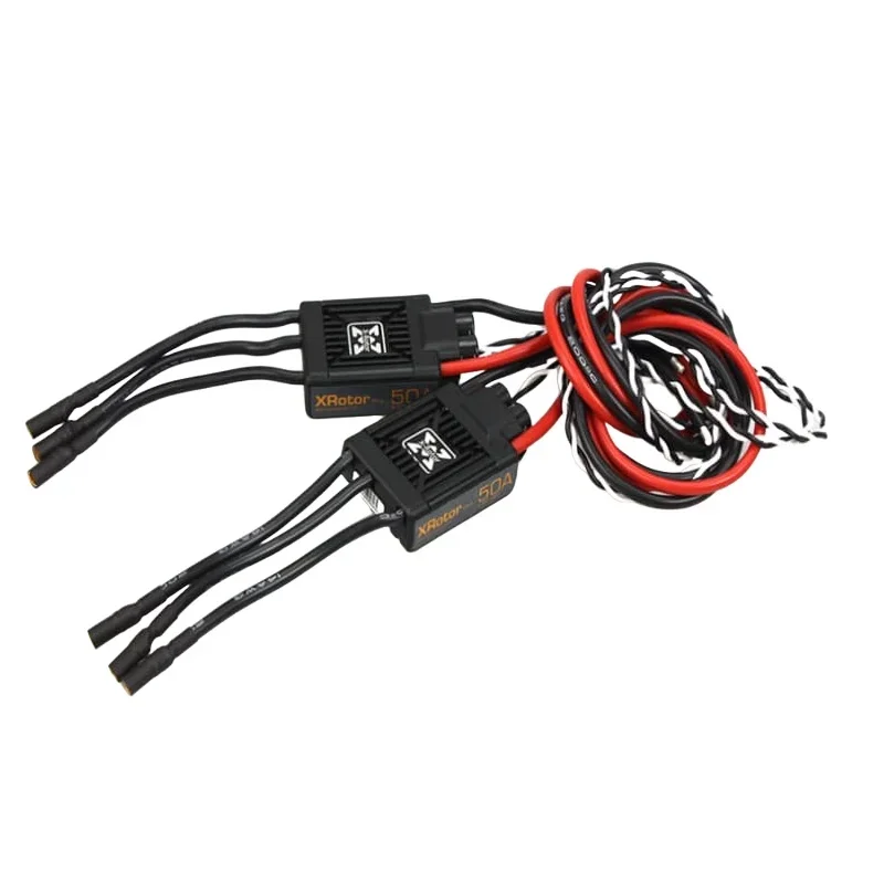 Фото SkyDEl 2 шт./упаковка Hobbywing XRotor Pro 50A 4-6S Бесколлекторный регулятор скорости ESC для мультироторных летательных аппаратов, DIY для радиоуправляемых дронов и вертолетов №2
