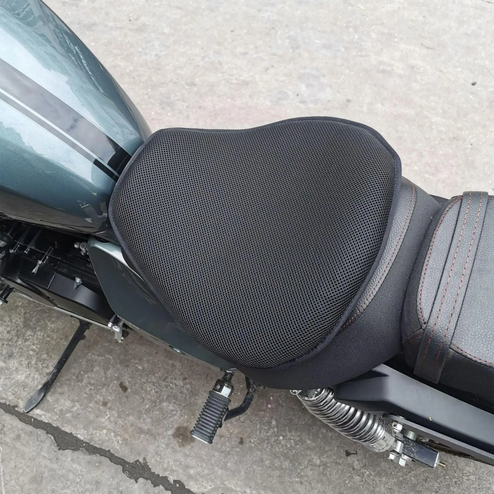 

Universal Gel Motorcycle Seat Cushion Pad Cover Pressure Relief Motorbike 3D Air Gel Seat Cover Pillow Decompression Cooling Pad