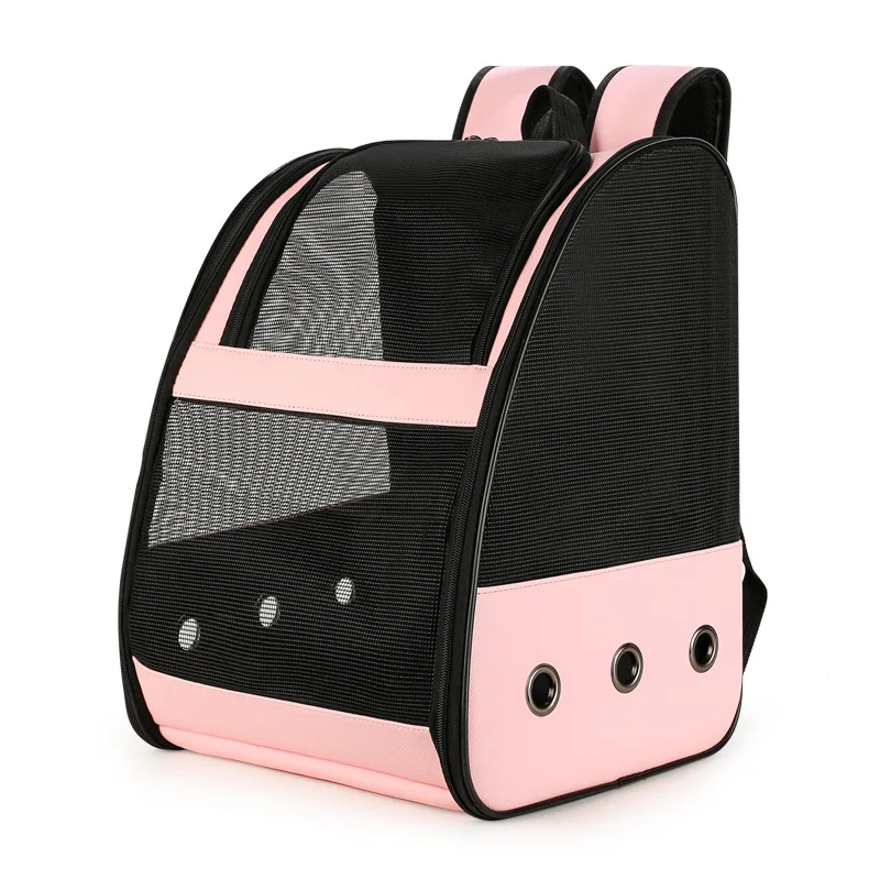 

Foldable Cat Backpack Breathable Pet Carrier for Cats Dogs Outdoor Travel Pet Carrier Bag Durable Foldable Shoulder Pet Backpack