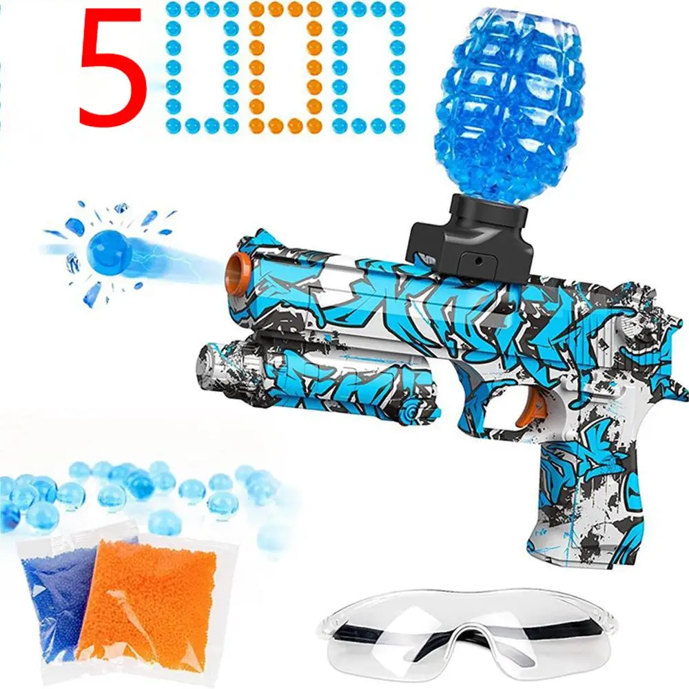 

Glock Toy Pistol Water Bullets Gel Ball Electric Splatter Gun with Water Beads Air Gun Boys Adult Kids Gift